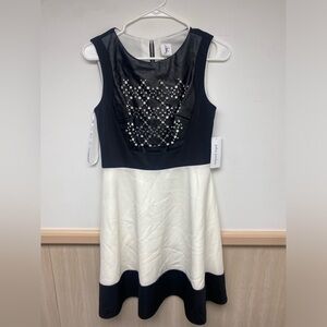 Julia Jordan Dress - Black/White - Size 4 - New With Tags.